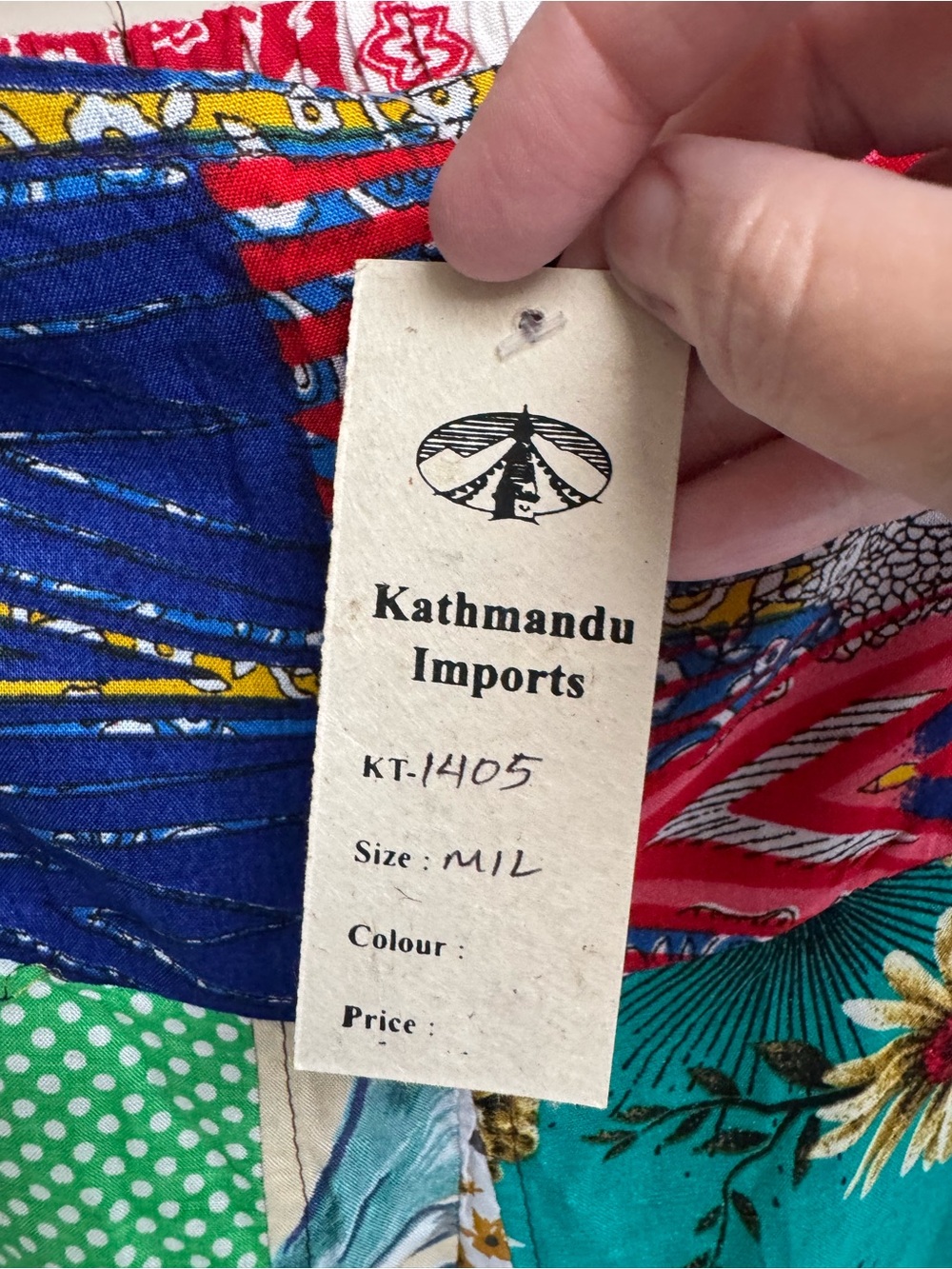 Kathmandu Multicolor Patchwork Wide-Leg Pants - Picture 3 of 10